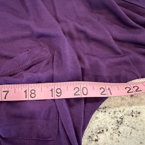 Women’s LA Made tee. Purple long sleeve shirt size S - Picture 7 of 11